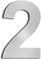 nanlyiau House Numbers door numbers stainless steel number Made of Solid 304 Stainless Steel Floating Appearance in Easy to Install 5in/12.5cm(Silver 5in2)