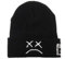 Lil Peep Mütze mit Stickerei, für Herren und Damen, Herbst/Winter, Strickmütze, Skullies, warm, Hip-Hop-Skimütze, Einheitsgröße, Weiß / Schwarz