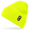 siviwonder Deutscher Pinscher Mütze Patch Leder Gassi Beanie Strickmütze Warm Herren Damen Hund Pin Farbe Neongelb