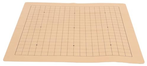 Toyvian Doppelseitiges Chinesisches Schach Und Weiqi Schachbrett Faltbar Aus Bruchfestem Pu Material Mit Tragetasche Für Denkspiele Und Spielesammlung