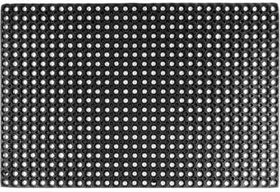 KARAT - Tapis Caillebotis Professionnel en Caoutchouc - Grattoir Alvéolé d'Entrée Résistant - pour Chevaux - Dalle de Drainage Optimal - Octo Door, Épaisseur 16 mm - 60x80 cm