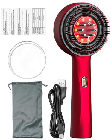 Kabellose elektrische Haarbürste - Elektrische Haarbürsten für langes Haar | Kopfhautmassagegerät | Elektrisches Kopfhaut-Massagegerät S