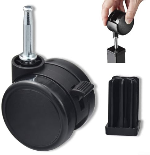 Besshepplo Juego de ruedas giratorias para parrillas de gas Weber compatible con múltiples modelos, incluyendo Genesis Gold B/C (2002+)