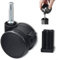 Besshepplo Juego de ruedas giratorias para parrillas de gas Weber compatible con múltiples modelos, incluyendo Genesis Gold B/C (2002+)