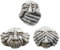 Liummrcy Gardening Garden Resin Gargouilles clôture Effet de Pierre Suspendue Entendre Voir sans Parler de la Figurine diabolique 3pcs