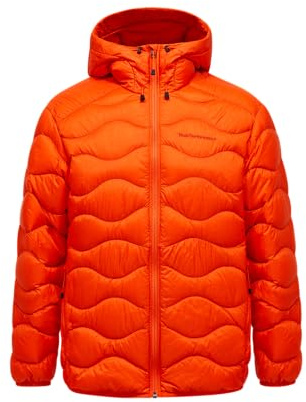 Peak Performance Herren Helium Down Hoodie Jacke, solar burst, L