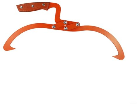 Holzzange für schweres Heben von bis zu 150 kg, aus robustem Edelstahl für lang anhaltende Leistung im Freien (33 cm)