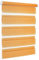 ROLLMAXXX Duo-rollo Doppelrollo Klemmfix ohne Bohren (90 x 220 cm, Orange)