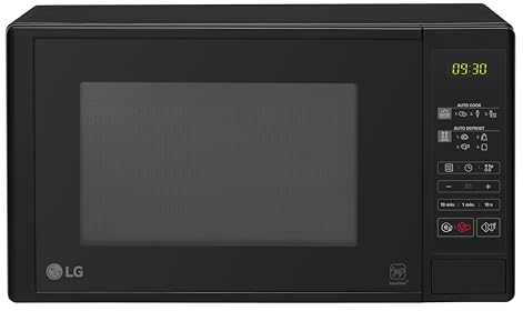 LG MS2042D Forno Microonde i-Wave 20 Litri, 700 W, Programmi Automatici, Dual Body, Display LED, Piatto Girevole, Nero