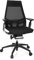 hjh OFFICE 652885 Profi Bürostuhl GENIDIA SMART Black cm Netzstoff Schwarz/Chrom ergonomischer Drehstuhl mit verstellbaren Armlehnen, Sitz neigbar