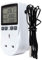 Digital Thermostat Plug-in Thermostat Electric Heating and Cooling Temperature Controller White with 1.7m Sensor
