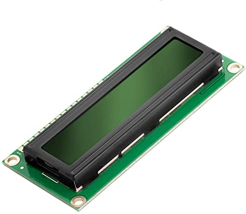 AZDelivery HD44780 1602 Modulo Pantalla LCD Display 2x16 Caracteres con Fondo Verde y Caracteres Negros Compatible con Arduino y Raspberry Pi con E-Book Incluido!
