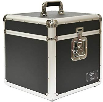 Neo Zilla LP 100 Capacity 12 Record Storage Box Case Black Holds 100pcs 12 Vinyl Records