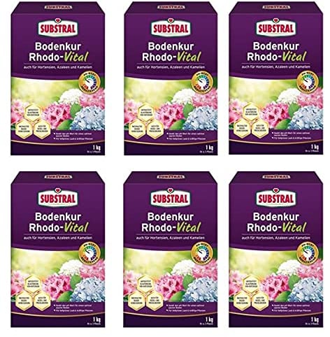 SUBSTRAL Bodenkur Rhodo-Vital 6 kg - Bodenhilfsstoff zur Behandlung des Bodens unter Moorbeetpflanzen o.ä