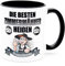 Zimmermann Tasse Name personalisierte Zimmerer Kaffeetasse Becher Geschenk Geburtstag Abschied Geschenkidee Ausbildung Abschluss Meister Gesellen Prüfung Arbeitskollegen Zunftzeichen Keramik 330 ml