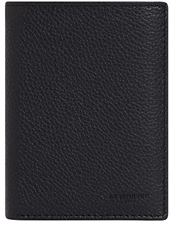 Le Tanneur, portefeuille, porte cartes, en cuir, charles, homme, 6 compartiments cartes, 2 poches billets, 2 poches format carte d'identité, poche à monnaie zippée, anti-rfid, porte-billets, vertical