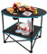 HANGOU Camping Table Portable Lightweight Folding Picnic Table with Carry Bag, for Outdoor,Picnic,Beach,Hiking (Blue)