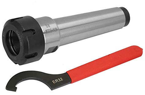 Porte-mandrin à pince, outil de tour de fraisage CNC ER32 MT2 M16 avec clé, outils de support de mandrin de tour de fraiseuse, pour le perçage et le fraisage