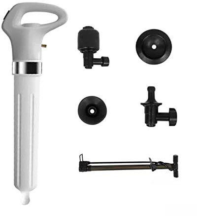 Toilet Dredger Vacuum Pipe Pneumatic Air Power Blaster Drain Unblocked High Pressure Plunger Cleaner Manual Dredge Tools