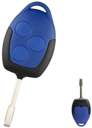 For Blue Ford Van Key For Ford Transit Key For Ford Transit Custom Key Fob For Ford Transit MK7 Key Case For Transit Key Blank 3 Buttons For Ford Connect Key