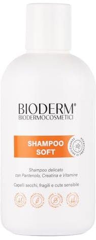 Bioderm Shampoo Soft 300 ml - Sanftes Shampoo für empfindliche Kopfhaut und erschöpftes Haar - Anti-Schuppen-Shampoo