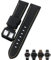 vkeid 24mm Carbon Fiber Uhrenarmband Schwarz Uhrenarmbänder Für Panerai pam 01661/00441 Uhrenarmbänder Für Männer Zubehör