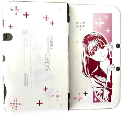 3DSLL Étui de protection blanc décoratif pour console de jeu 3DS XL LL 3DSXL, édition Love+ Plus, coque extérieure anti-rayures