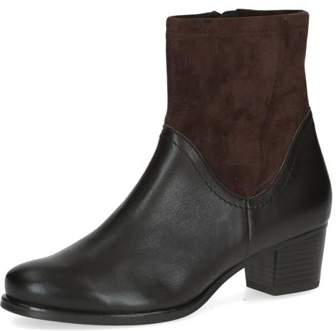 CAPRICE Damen Stiefeletten mit Reißverschluss Kleiner Absatz