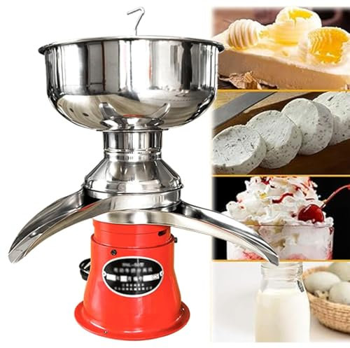 Oiyekntd Centrifuga elettrica per Crema di Latte da 50 l/h, per Burro, Panna e Latte scremato - Centrifuga da Cucina per Crema di Latte, per separazione della Panna e Preparazione di frullati