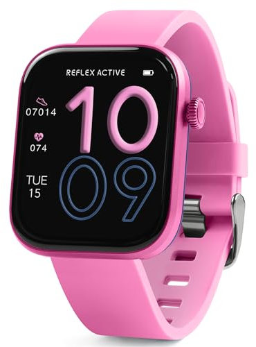 Reflex Active Orologio da chiamata con cinturino rosa in alluminio AMOLED serie 40
