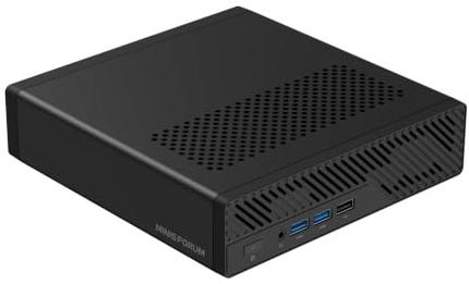 MINIS FORUM Mini PC MS-A2, AMD Ryzen 9 8945HX 16 Kerne/32 Threads Prozessor bis zu 5,4 GHz, Barebone ohne DDR5 RAM(Max bis zu 96GB)/SSD/OS, HDMI/USB-C x 2, 2,5G RJ45 x 2/10G SFP+ x 2, Wi-Fi 6E, BT5.2