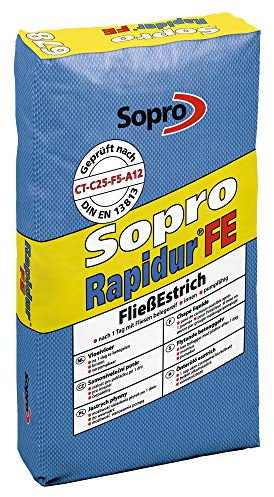 Sopro Rapidur® FließEstrich FE 678 Sack schnell erhärtender und früh belegereifer Zementfließestriche - 25 KG/Sack
