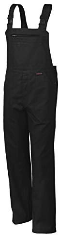 Qualitex Arbeits-Latzhose BW 270 (42, Schwarz)