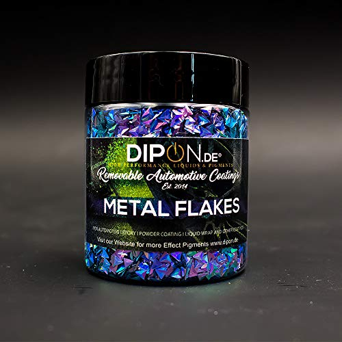 Effektpigment 3D Neon Purplish Flake Glitter Polyester EFfekt Farbpigment für Epoxidharz Resin Epoxy Autolack Aquarell Seife Kunst Geode