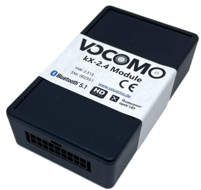 VOCOMO kX-2 V1 Bluetooth Freisprecheinrichtung mit Musikstreaming für BMW 3er (E46), 5er (E39), X3 (E83), X5 (E53), Z4 (E85, E86) und Mini (R50, R52, R53) ab 09/2002
