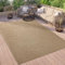 Paco Home Outdoor Teppich Wetterfest Balkon Küche Wohnzimmer Orientalisches Muster Vintage Optik Einfarbig 3D Modern, Grösse:160x220 cm, Farbe:Beige