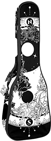 Ukulele Koffer Tai Chi Ukulele Tasche 23 Zoll 10Mm Gepolsterte Für Sopran Tenor Konzert Ukulelen