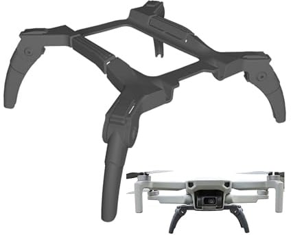 Drohnen Fahrwerk, Kompatibel Mit DJI Mini 2/SE, Mavic Mini - Landebeine Schützen Gimbal und Unterboden, Unterbau für Landen, Landefüße Aufsteckbar