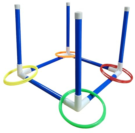 Ringwurfspiel für Kinder, Outdoor-Spiele für Erwachsene und Familie, Rasenspiele, Hinterhofspiele, Geschenke für Jungen und Mädchen, Outdoor-Spielzeug für Kinder ab 3 4 5 6 7 8 9 10 Jahren und älter