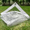 LTCANOPY Lona Impermeable 2,44 x 6,09 m, 500 g/㎡ Lona Impermeable Transparente de PVC, Resistente al Desgarro y a Los Rayos UV, Lona Transparente con Ojales Que se Puede Utilizar en el Jardín