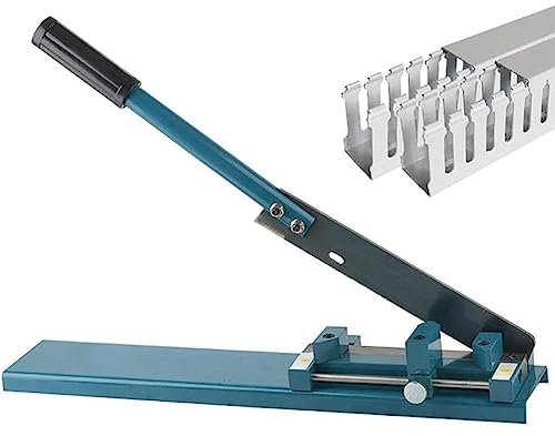 Efficient PVC Trunking Cutter - Plastic Wire Slot Cutting Machine with Adjustable 45° 90° - Perfect for PE Plastic Pipe Hose - Durable Scissor Tool for Precise Wiring Duct Cuts