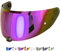 Everalo Visiera Compatibile con Hjc i70 - i10 - Visiera Casco Hj-31 - Pinlock Ready (Iridium)