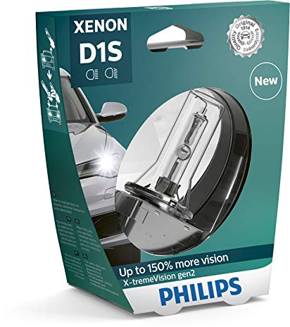 Philips 85415XV2S1 Xenon-Scheinwerferlampe X-tremeVision D1S Gen2, Einzelblister
