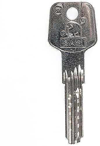 BASI BM Schlüssel für die Schließungen B00001 bis B33938 - Ersatzschlüssel Zusatzschlüssel Nachschlüssel für BASI BM Zylinder