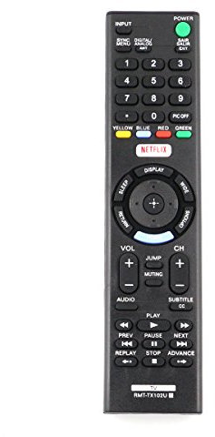 Vinabty RMT-TX102U Reemplazo del Control Remoto de la TV Compatible con el televisor Sony KDL-48R550C KDL32R500C KDL40R510C KDL40R530C KDL40R550C KDL48R610CPcg.