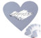 50 Silber Rubbel Etiketten Herz Rubbelkarten Rubbelsticker Hochzeit Überraschung Rubbel Folie Rubbelaufkleber Rubbellos Scratch Off Label Card 7x8cm