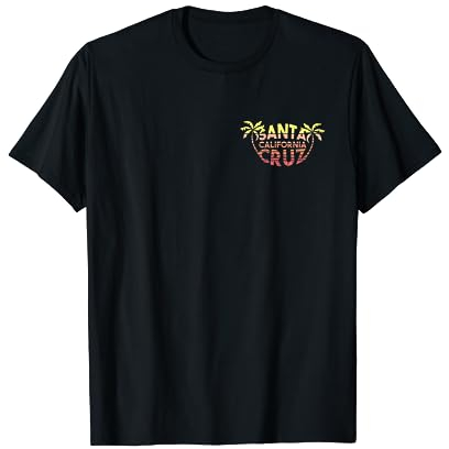 Santa Cruz CA Kalifornien Surfer 70er 80er Jahre - Retro T-Shirt