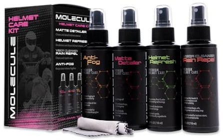 Molecule Complete Matte Helmet Care Kit Cleaner Polish for Matt Finished Helmets