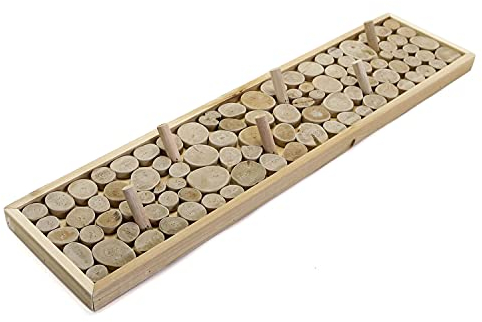 Faunos Wohnliche Wandgarderobe Treibholz Schwemmholz 70 x16 cm Handtuchhalter Unikat Wandhaken Flur Wohnzimmer