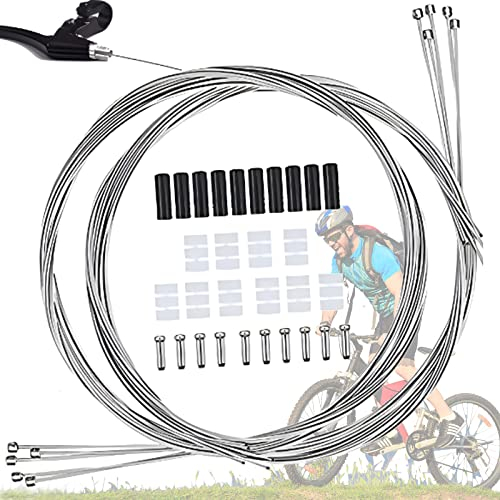 lankai Fahrrad Bremszug Set, Universal Fahrrad Bremskabel, Bowdenzug Schaltzuege, Fahrrad Innen Bremse Kabel Bremszugset, Für Rennrad, Mountainbike Täglicher Austausch Und Reparatur
